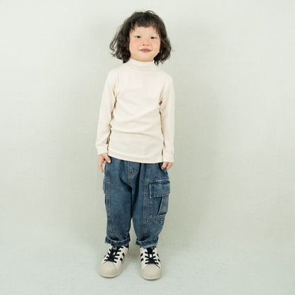 1-5 thn | Kaos Turtle Neck Sweater Lengan Panjang Atasan Anak Karakter Unisex catalog KQHZ KBB