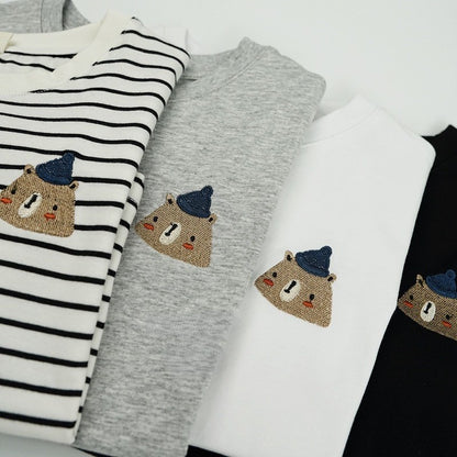 1-5thn | Tshirt Kaos Korea Basic Lengan Pendek Anak laki-laki Pakaian Bayi KQHZ catalog KBC