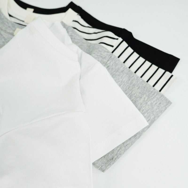 1-5thn | Tshirt Kaos Korea Basic Lengan Pendek Anak laki-laki Pakaian Bayi KQHZ catalog KBC