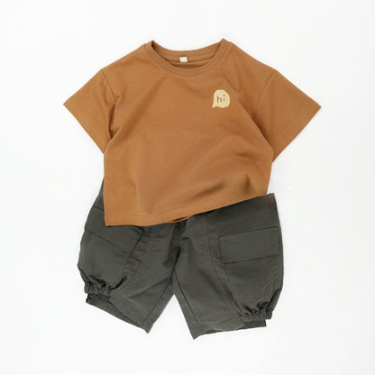 1-5thn | Tshirt Kaos Korea Basic Lengan Pendek Unisex Pakaian Bayi KQHZ catalog KBF