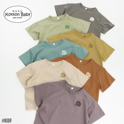 1-5thn | Tshirt Kaos Korea Basic Lengan Pendek Unisex Pakaian Bayi KQHZ catalog KBF