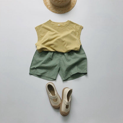 1-5thn | Tshirt Kaos Korea Basic Oblong Kutang Anak Laki-laki Pakaian Bayi KQHZ catalog KBA