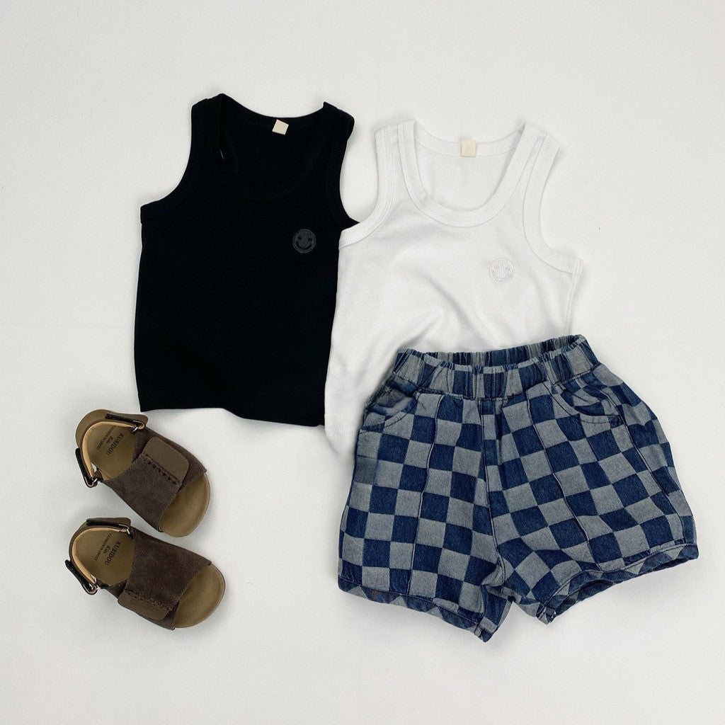 1-5thn | Tshirt Kaos Korea Singlet Basic Oblong Kutang Anak Laki-laki Pakaian Bayi KQHZ catalog KBD