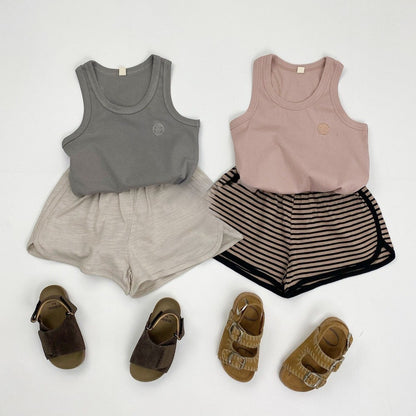 1-5thn | Tshirt Kaos Korea Singlet Basic Oblong Kutang Anak Laki-laki Pakaian Bayi KQHZ catalog KBD