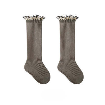 1-8 thn | KAOS KAKI PANJANG RUFFLE BAYI ANAK IMPOR NEWBORN SOCKS PEREMPUAN catalog NMBB FAX