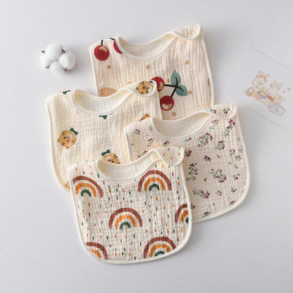 Premium BIB SLABBER BUNGA BAYI SET CELEMEK TATAKAN LIUR ANAK catalog DQIN DQ