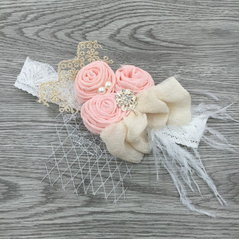Bandana bayi lace renda brukat headband import pita anak perempuan catalog QUIN NL