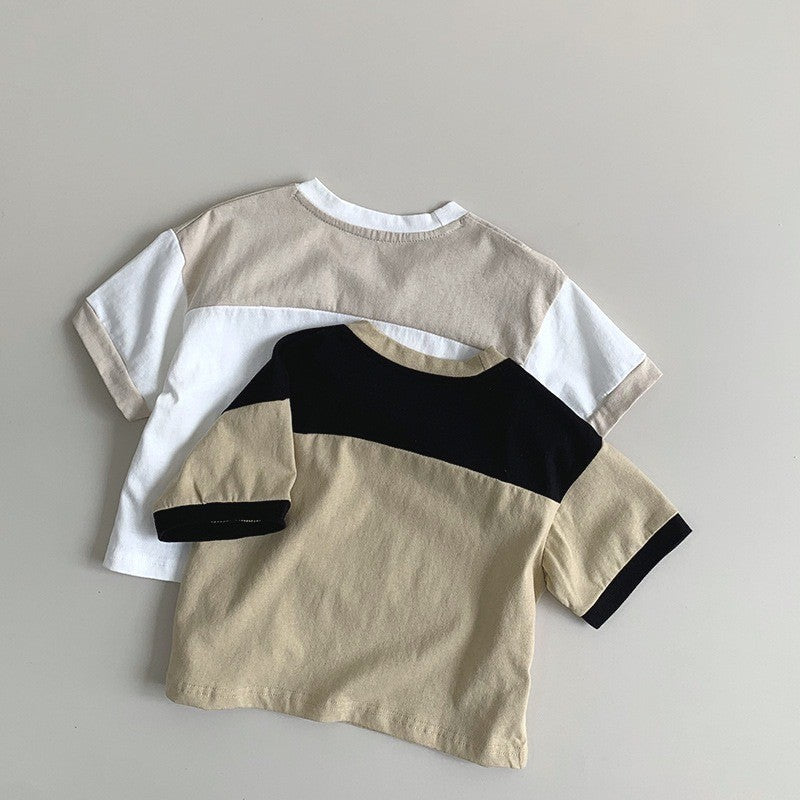 1-5thn | Tshirt Kaos Korea Basic Lengan Pendek Anak Laki-laki Pakaian Bayi MYTT catalog TY