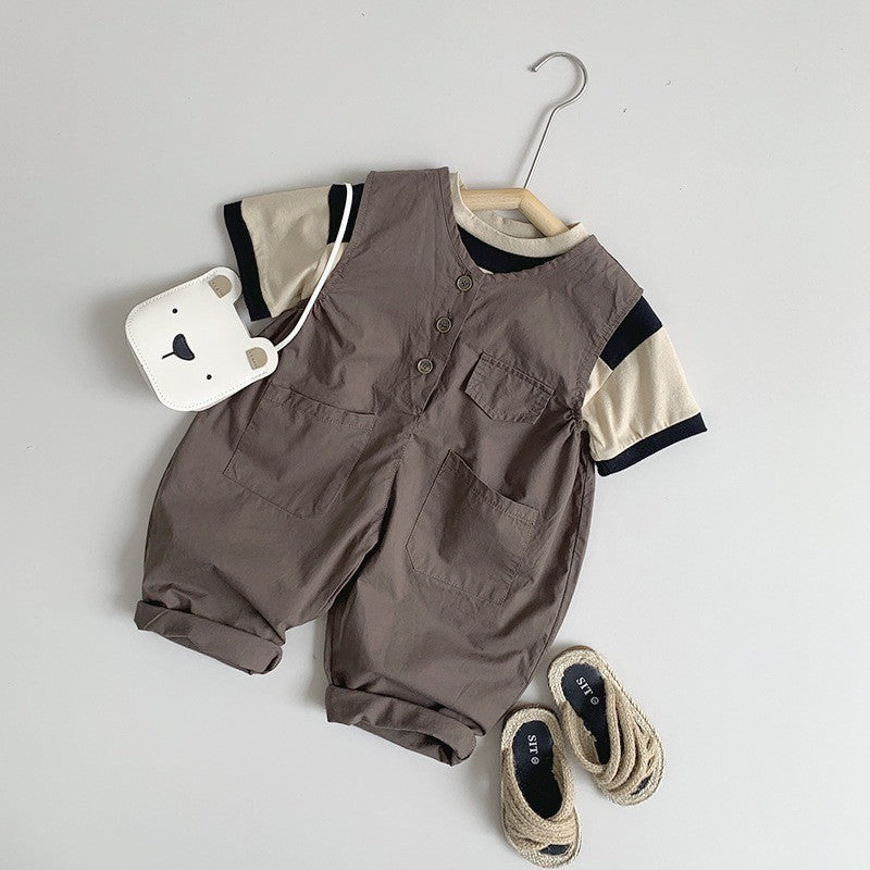 1-5thn | Tshirt Kaos Korea Basic Lengan Pendek Anak Laki-laki Pakaian Bayi MYTT catalog TY