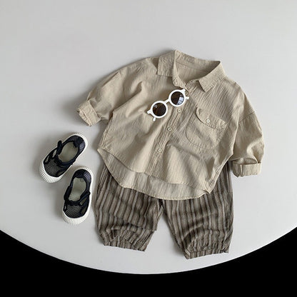 1-5thn | Kemeja Korea Formal Kaos Oversize Anak Laki-laki Pakaian Bayi MYTT catalog TZ