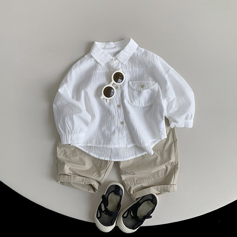 1-5thn | Kemeja Korea Formal Kaos Oversize Anak Laki-laki Pakaian Bayi MYTT catalog TZ