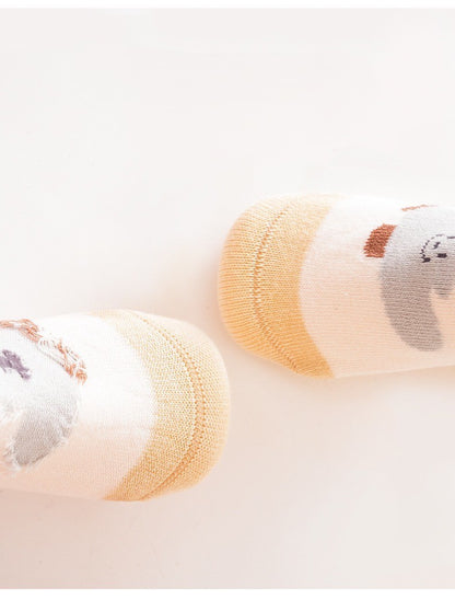 [3 PSG] 0-3 thn | KAOS KAKI BAYI ANAK IMPOR SOCKS LUCU KARAKTER KARTUN UNISEX catalog QN QCW