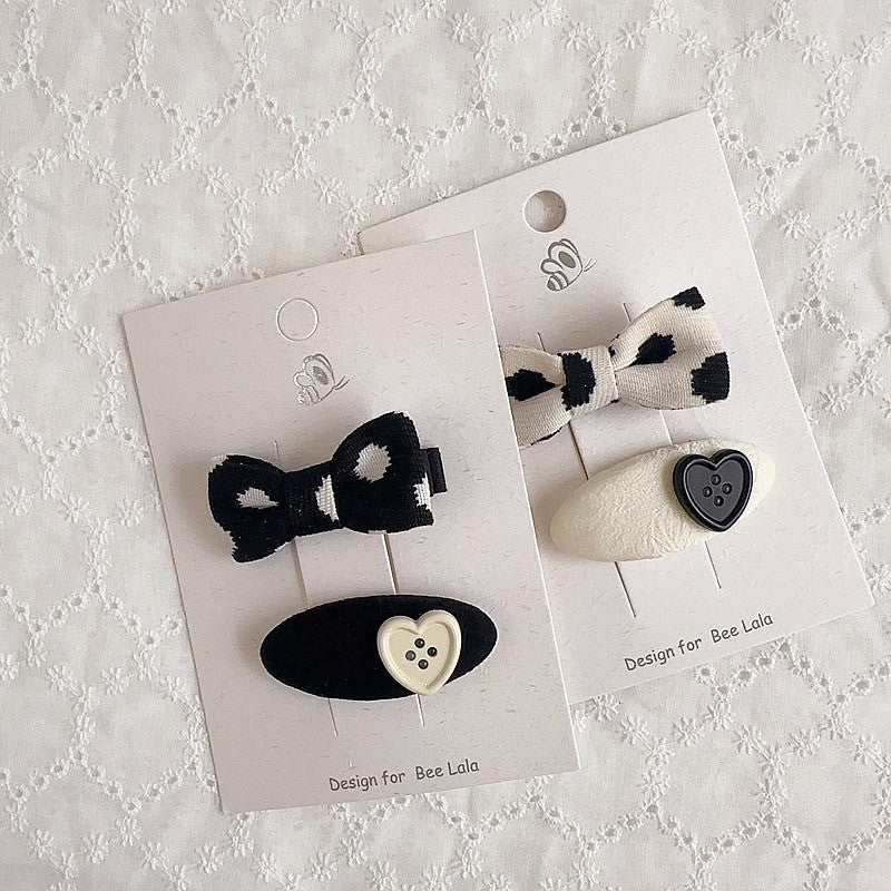 (isi 2pcs) Set Jepitan rambut | Pita Rambut | bayi anak bunga import perempuan aksesoris catalog PQ