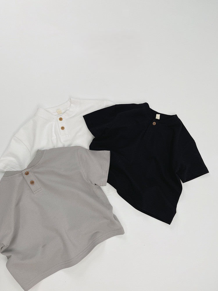 1-5thn | Tshirt Kaos Korea Basic Oblong Anak Laki-laki Pakaian Bayi KQHZ catalog KAP