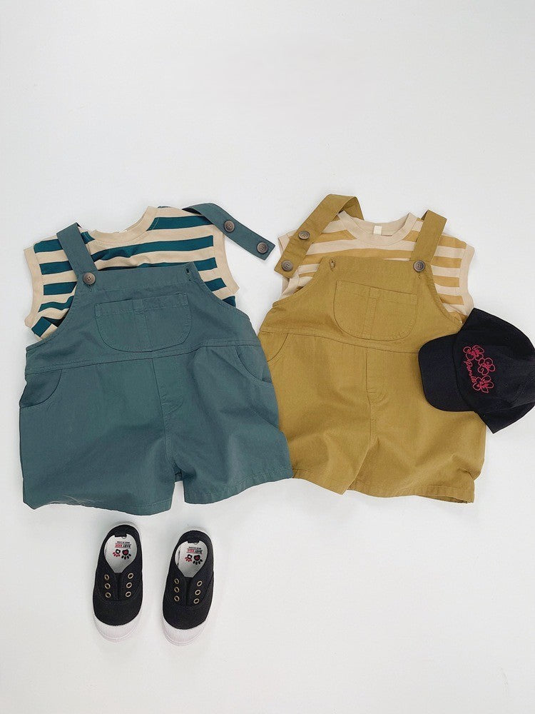 1-5thn | Tshirt Kaos Korea Basic Oblong Kutang Anak Laki-laki Pakaian Bayi KQHZ catalog KAQ