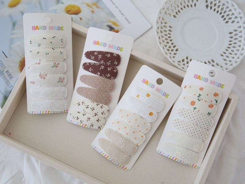 (isi 3psg) Set Jepitan rambut | Pita Rambut | bayi anak bunga import perempuan aksesoris catalog Ai