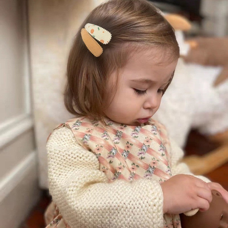 (isi 3psg) Set Jepitan rambut | Pita Rambut | bayi anak bunga import perempuan aksesoris catalog Ai