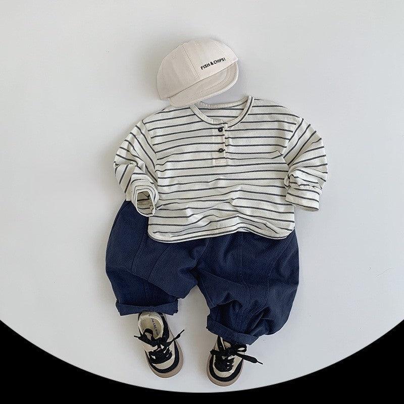 1-5thn | Tshirt Kaos Korea Basic Lengan Panjang Oblong Unisex Pakaian Bayi MYTT catalog TAC
