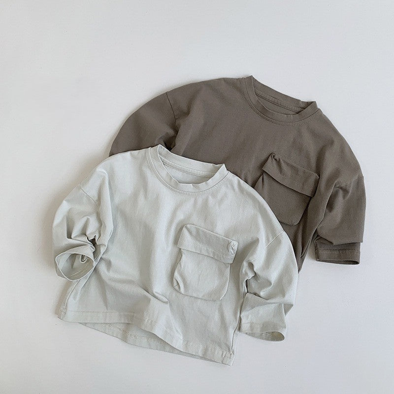 1-5thn | Tshirt Kaos Korea Basic Lengan Panjang Oblong Anak Laki-laki Pakaian Bayi MYTT catalog TAH