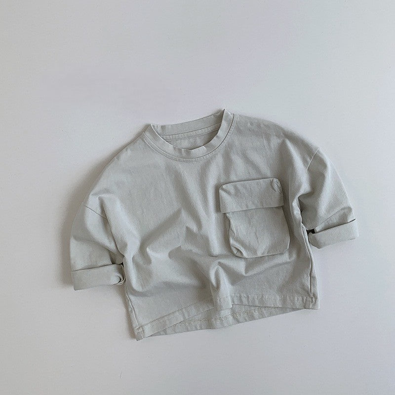 1-5thn | Tshirt Kaos Korea Basic Lengan Panjang Oblong Anak Laki-laki Pakaian Bayi MYTT catalog TAH