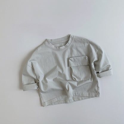 1-5thn | Tshirt Kaos Korea Basic Lengan Panjang Oblong Anak Laki-laki Pakaian Bayi MYTT catalog TAH