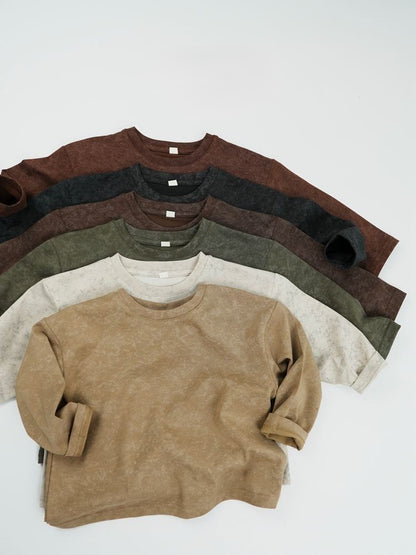 1-5thn | Tshirt Kaos Korea Basic Lengan Panjang Oblong Anak Laki-laki Pakaian Bayi KQHZ catalog KAS