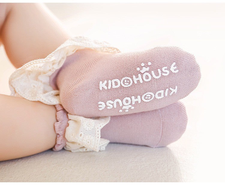 0-3 thn | KAOS KAKI RUFFLE BAYI ANAK IMPOR NEWBORN SOCKS PEREMPUAN Catalog QN QDB