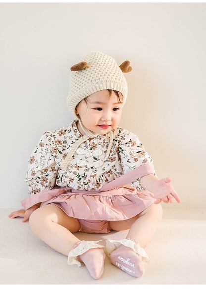 0-3 thn | KAOS KAKI RUFFLE BAYI ANAK IMPOR NEWBORN SOCKS PEREMPUAN Catalog QN QDB