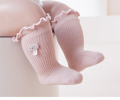 [3 PSG] 0-3 thn | KAOS KAKI BAYI ANAK IMPOR SOCKS LUCU KARAKTER KARTUN PEREMPUAN catalog QN QDC