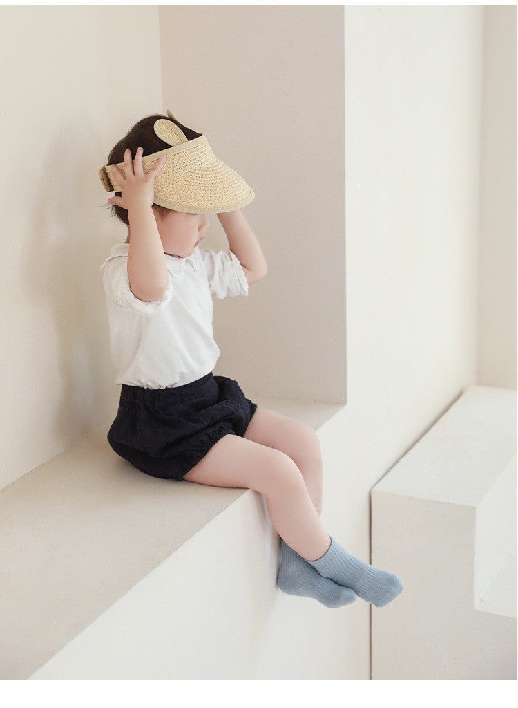 [5 PSG] 1-8 thn | KAOS KAKI BAYI BASIC ANAK IMPOR SOCKS LUCU KARAKTER KARTUN UNISEX Catalog NMBB FAE