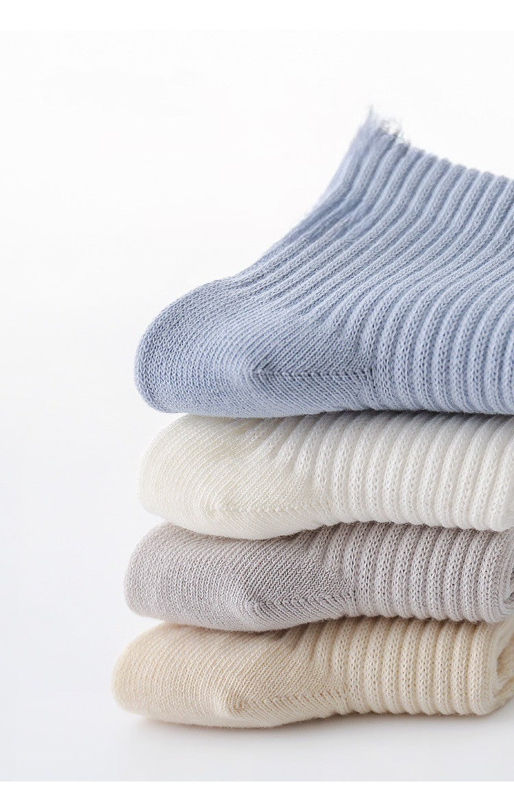 [5 PSG] 1-8 thn | KAOS KAKI BAYI BASIC ANAK IMPOR SOCKS LUCU KARAKTER KARTUN UNISEX Catalog NMBB FAE