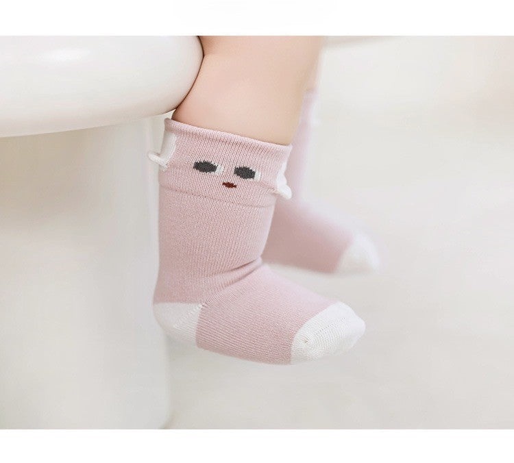 0-1 thn | KAOS KAKI BAYI BASIC ANAK IMPOR SOCKS LUCU KARAKTER KARTUN UNISEX Catalog NMBB FAi