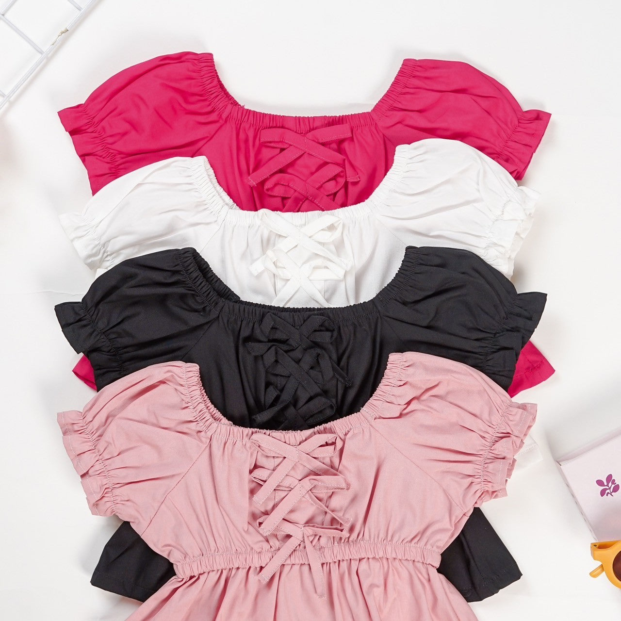 TINYME 0-4 thn || ATASAN PEPLUM TOP KAOS BAYI ANAK CASUAL catalog TMTM ESME