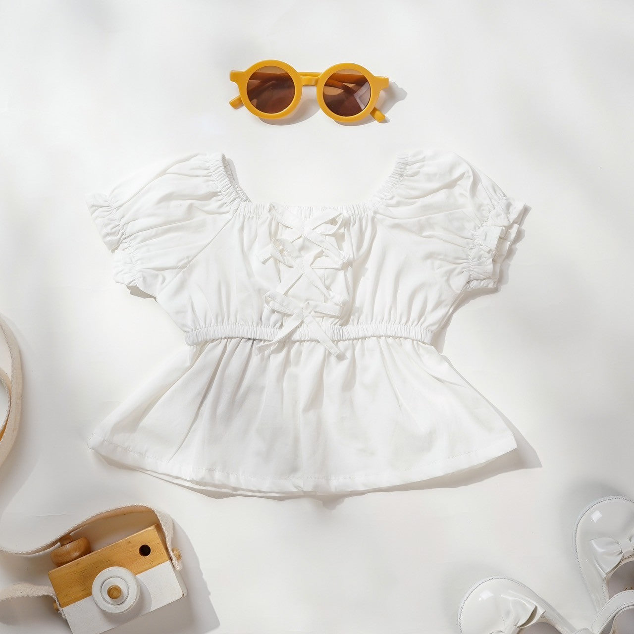 TINYME 0-4 thn || ATASAN PEPLUM TOP KAOS BAYI ANAK CASUAL catalog TMTM ESME