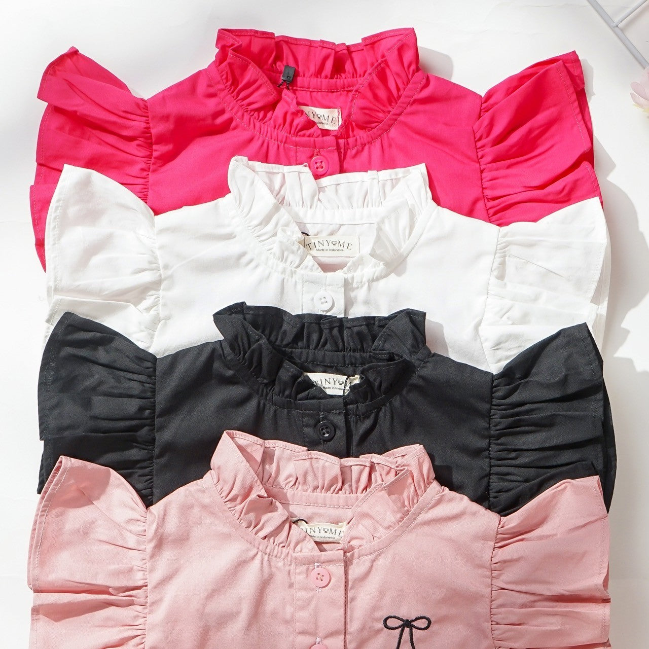 TINYME 0-5 thn || ATASAN PEPLUM TOP KAOS BAYI ANAK CASUAL catalog TMTM LILY