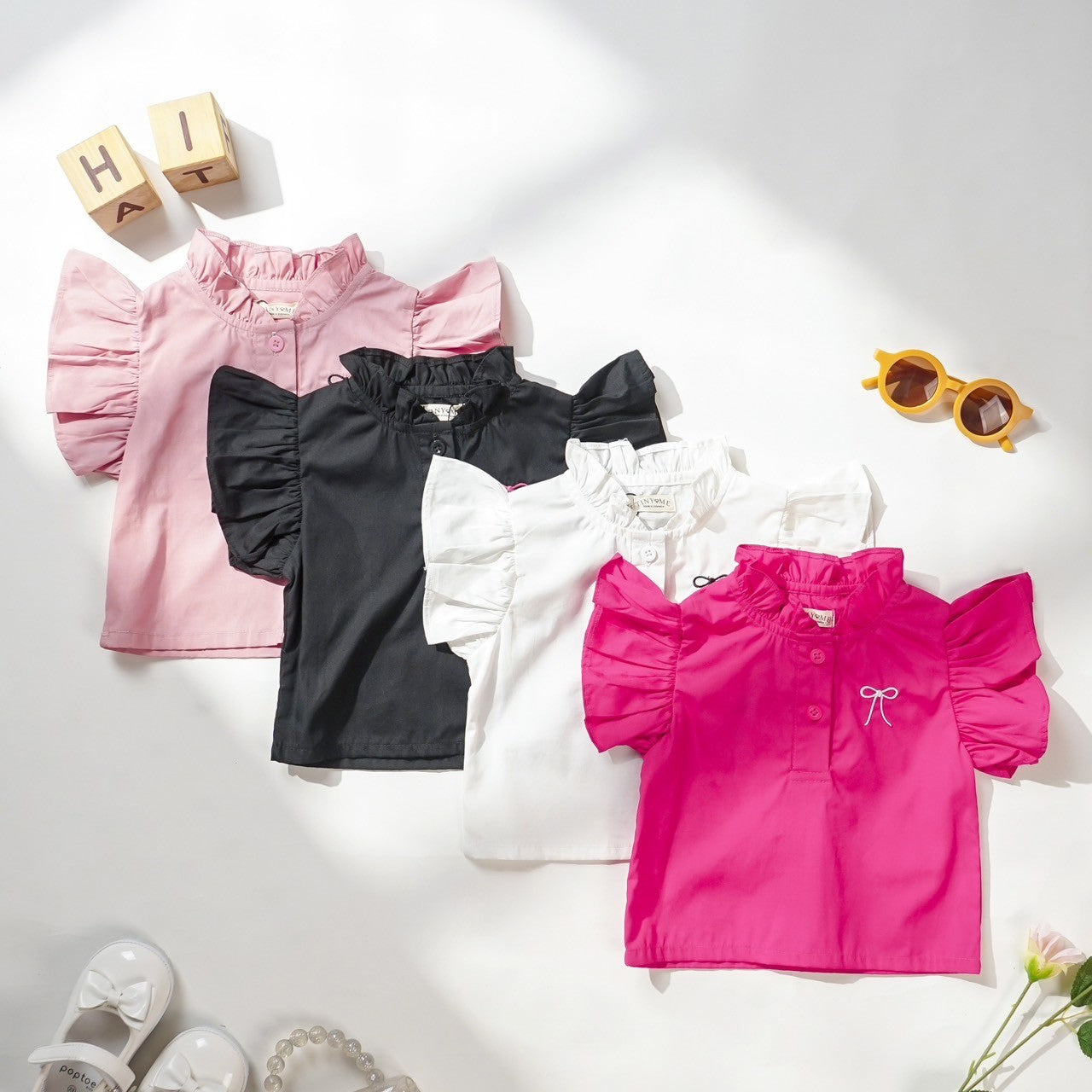 TINYME 0-5 thn || ATASAN PEPLUM TOP KAOS BAYI ANAK CASUAL catalog TMTM LILY