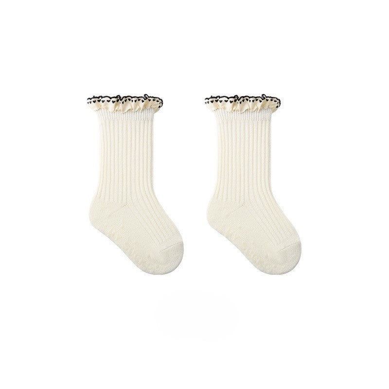 0-5 thn | KAOS KAKI RUFFLE BAYI ANAK IMPOR NEWBORN SOCKS PEREMPUAN catalog NMBB FAJ