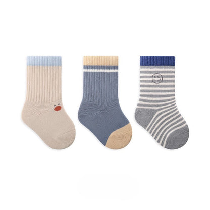 [3 PSG] 0-3 thn | KAOS KAKI BAYI BASIC ANAK IMPOR SOCKS LUCU KARAKTER KARTUN UNISEX Catalog NMBB FAF