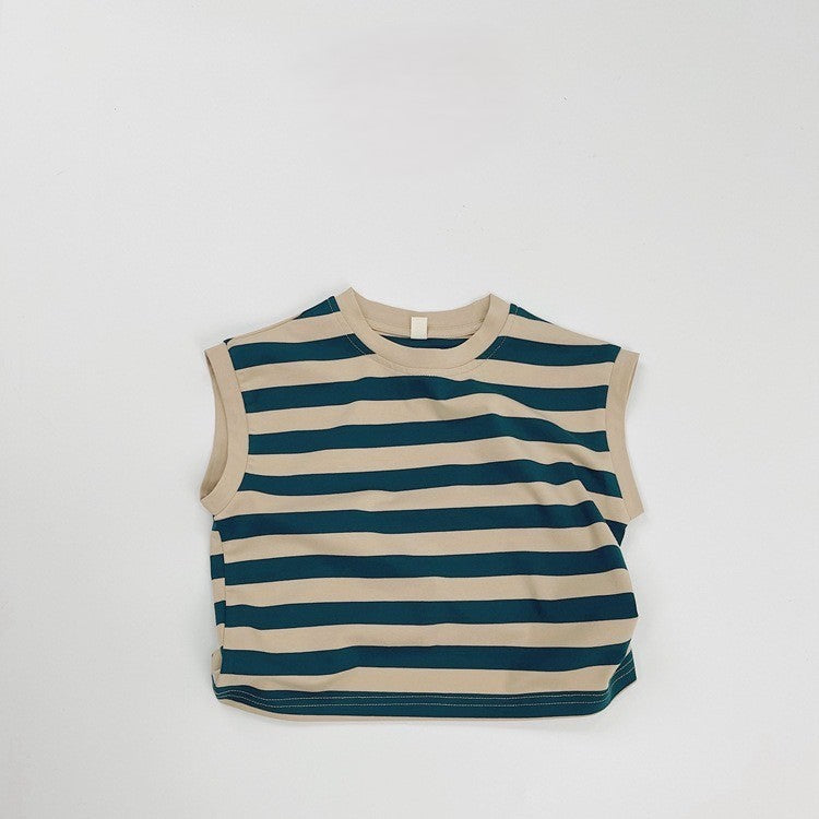 1-5thn | Tshirt Kaos Korea Basic Oblong Kutang Anak Laki-laki Pakaian Bayi KQHZ catalog KAQ