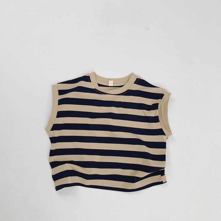1-5thn | Tshirt Kaos Korea Basic Oblong Kutang Anak Laki-laki Pakaian Bayi KQHZ catalog KAQ