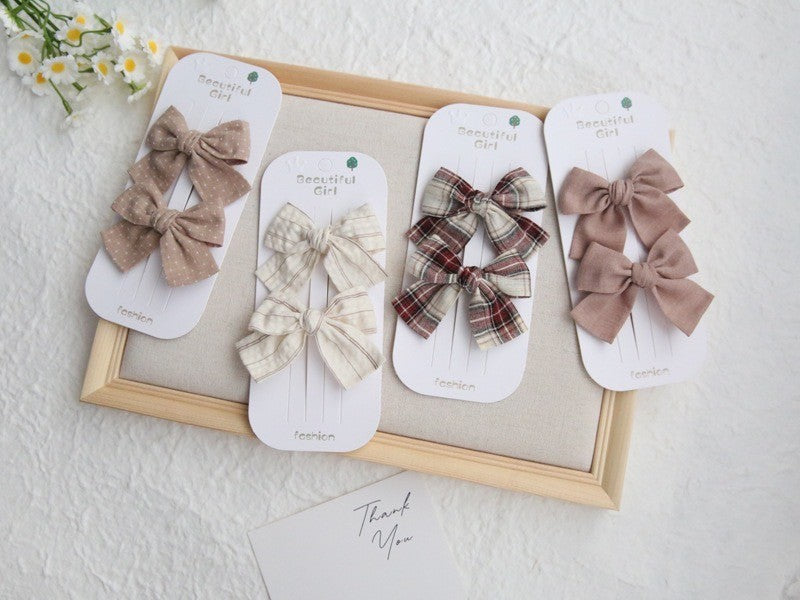 (isi 2psg) Set Jepitan rambut | Pita Rambut | bayi anak bunga import perempuan aksesoris catalog ATSP AK