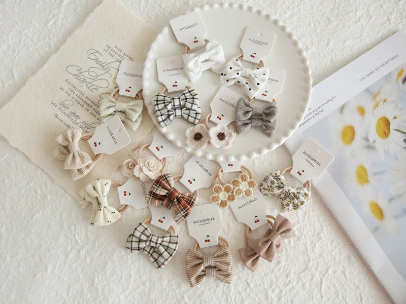 (2pcs) Set Ikat rambut | Pita Karet Rambut | bayi anak import perempuan aksesoris catalog ATSP AL