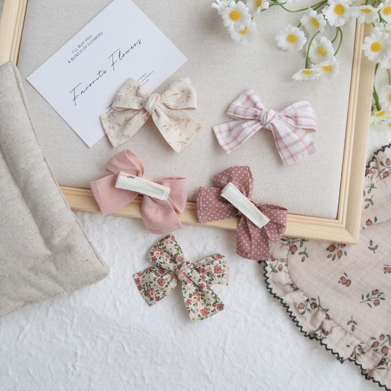 (isi 5pcs) Set Jepitan rambut | Pita Rambut | bayi anak bunga import perempuan aksesoris catalog ATSP AM