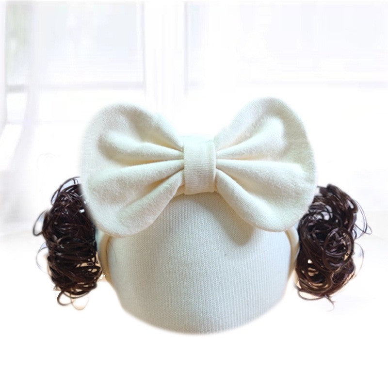0-3 thn || Bandana Wig Korea Rambut Palsu Topi Cepol Bayi Newborn Anak Catalog JNWG WH