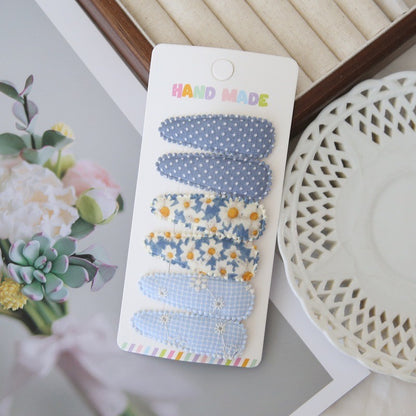 (isi 3psg) Set Jepitan rambut | Pita Rambut | bayi anak bunga import perempuan aksesoris catalog Ai