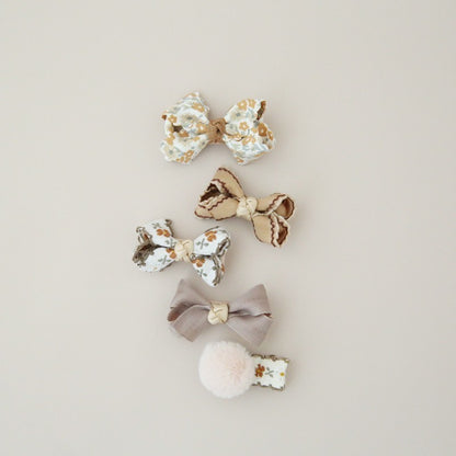 (isi 5pcs) Set Jepitan rambut | Pita Rambut | bayi anak bunga import perempuan aksesoris catalog AG