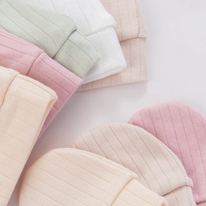 Set Sarung Tangan + Topi Bayi Hangat Topi Musim Semi dan Musim Gugur