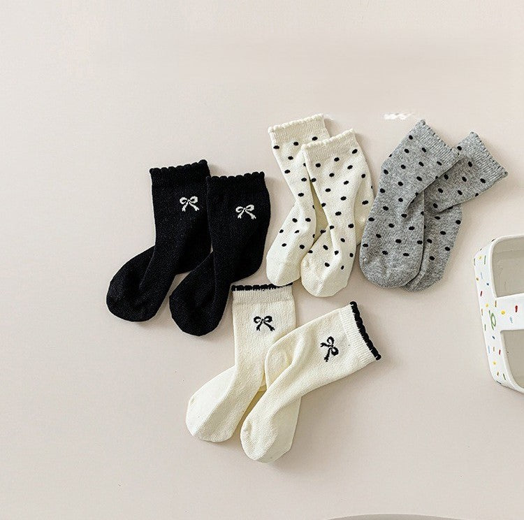 [4 PSG] 1-8 thn | KAOS KAKI BAYI BASIC ANAK IMPOR SOCKS LUCU PEREMPUAN Catalog QN QDF