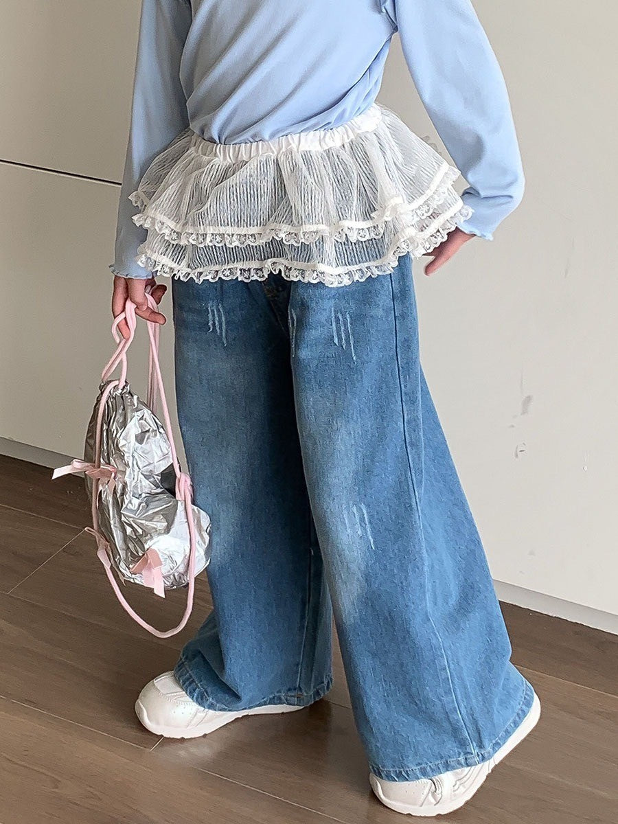 2-6 thn || CELANA PANJANG DENIM PAKAIAN ANAK PEREMPUAN NXTY CATALOG TAP