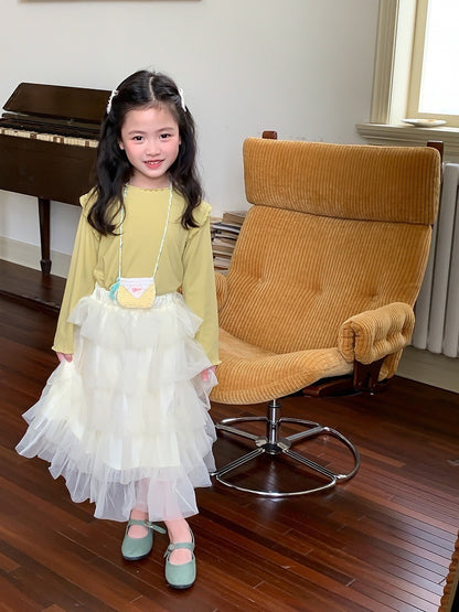 2-6 thn || ROK PANJANG TUTU ANAK SKIRT NGEMBANG TULLE catalog NXTY TAS
